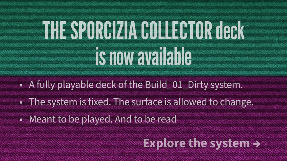 SPORCIZIA COLLECTOR is now available